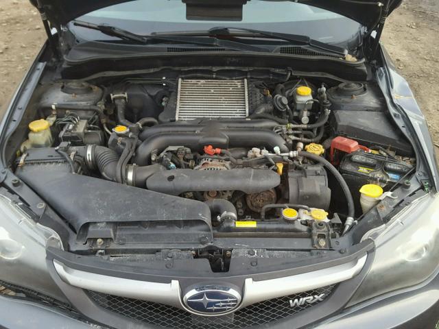 JF1GE76689G518632 - 2009 SUBARU IMPREZA WR GRAY photo 7