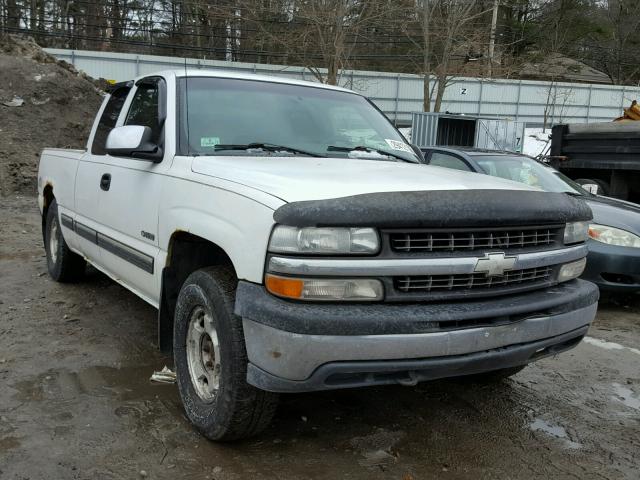 2GCEK19T811230071 - 2001 CHEVROLET SILVERADO WHITE photo 1