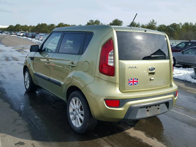 KNDJT2A61C7402017 - 2012 KIA SOUL + GREEN photo 3