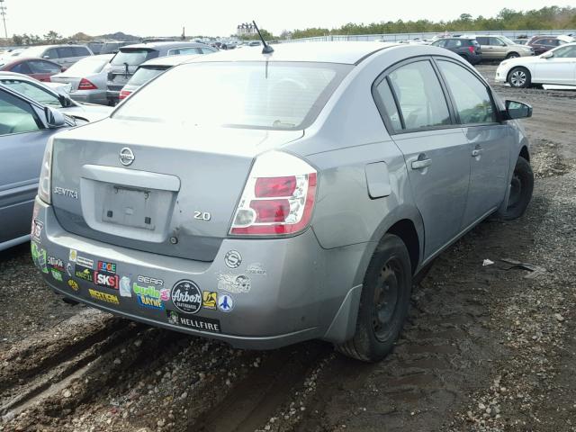 3N1AB61E27L616634 - 2007 NISSAN SENTRA 2.0 GRAY photo 4