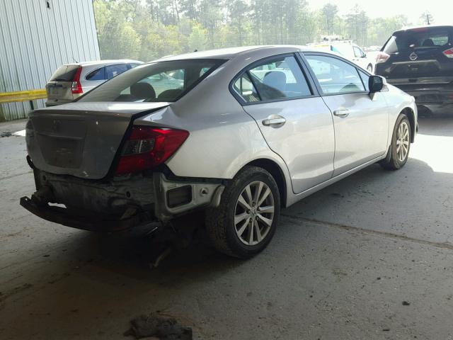 2HGFB2F81CH329630 - 2012 HONDA CIVIC EX SILVER photo 4