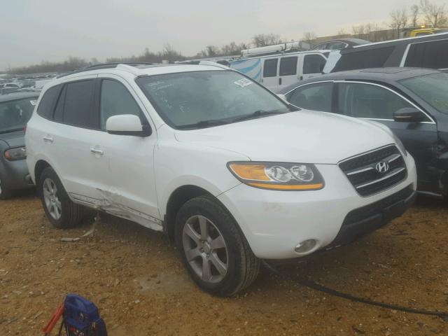 5NMSH13E89H297952 - 2009 HYUNDAI SANTA FE S WHITE photo 1