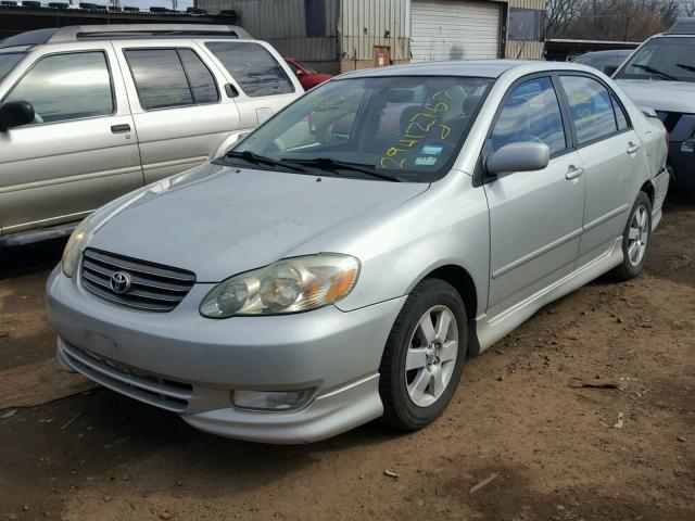 2T1BR32E63C087891 - 2003 TOYOTA COROLLA CE SILVER photo 2