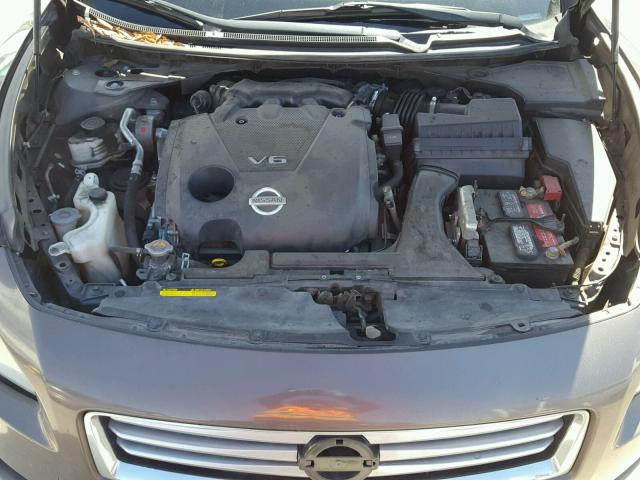 1N4AA5AP5CC804555 - 2012 NISSAN MAXIMA S BROWN photo 7