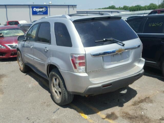 2CNDL73F566088492 - 2006 CHEVROLET EQUINOX LT SILVER photo 3