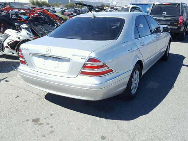 WDBNG70J8YA087363 - 2000 MERCEDES-BENZ S 430 SILVER photo 4