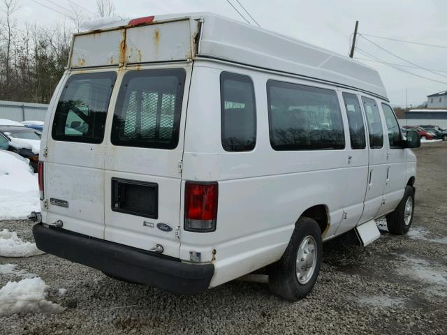 1FTNS24W19DA69246 - 2009 FORD ECONOLINE WHITE photo 4