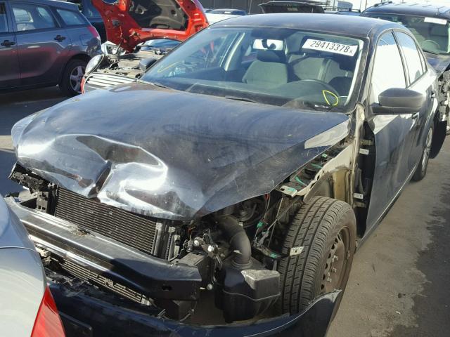 3VW2K7AJ8EM432615 - 2014 VOLKSWAGEN JETTA BASE 黑色 照片 2