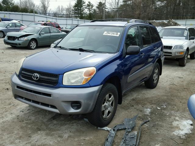 JTEHD20V150051363 - 2005 TOYOTA RAV4 BLUE photo 2