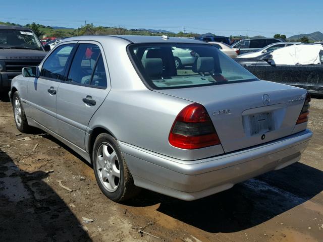 WDBHA24G7YF934635 - 2000 MERCEDES-BENZ C 230 SILVER photo 3