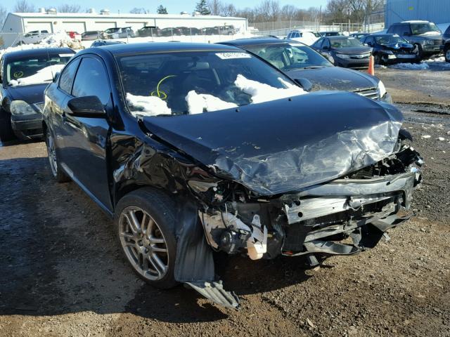 JTKDE3B77A0313376 - 2010 TOYOTA SCION TC BLACK photo 1