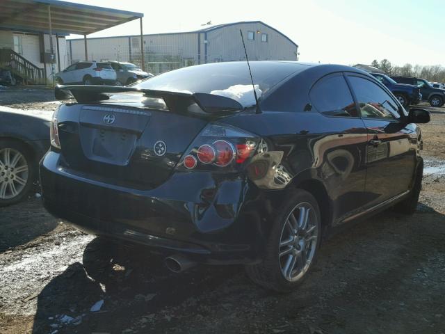 JTKDE3B77A0313376 - 2010 TOYOTA SCION TC BLACK photo 4