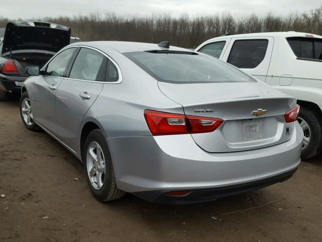 1G1ZB5ST1HF130134 - 2017 CHEVROLET MALIBU LS 银色 照片 3