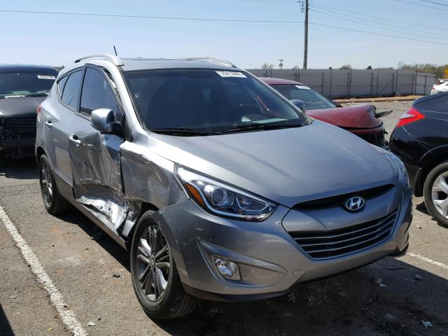 KM8JU3AGXFU110475 - 2015 HYUNDAI TUCSON LIM SILVER photo 1