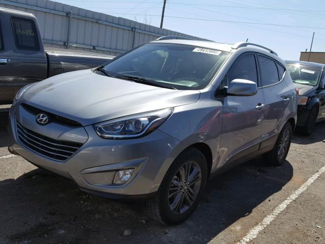 KM8JU3AGXFU110475 - 2015 HYUNDAI TUCSON LIM SILVER photo 2