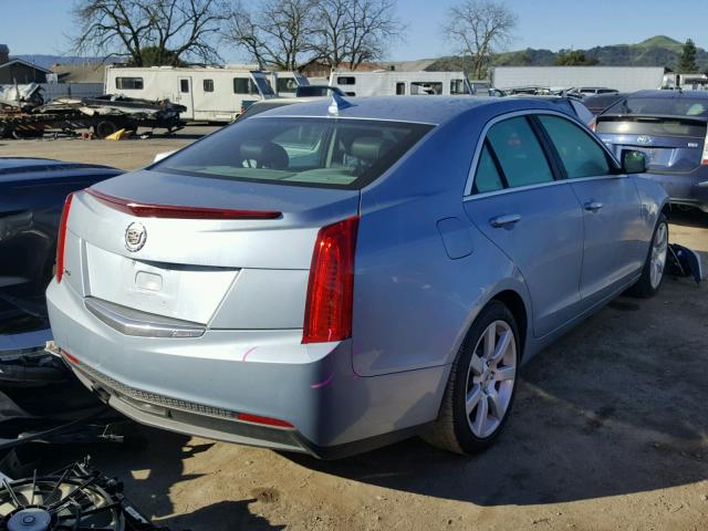 1G6AA5RAXD0130239 - 2013 CADILLAC ATS SILVER photo 4