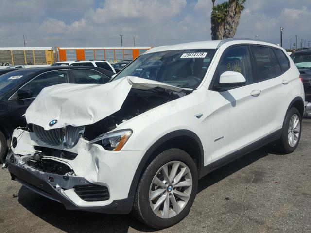 5UXWZ7C33H0V94771 - 2017 BMW X3 SDRIVE2 WHITE photo 2