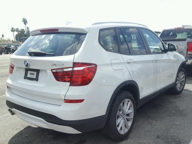 5UXWZ7C33H0V94771 - 2017 BMW X3 SDRIVE2 WHITE photo 4