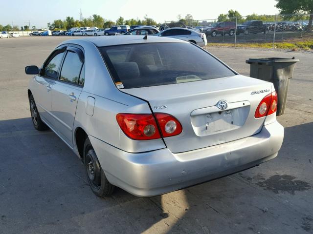 1NXBR30E57Z911693 - 2007 TOYOTA COROLLA CE SILVER photo 3