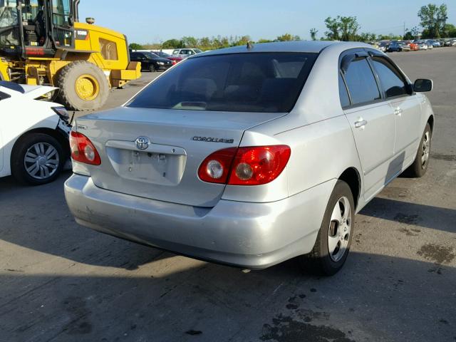 1NXBR30E57Z911693 - 2007 TOYOTA COROLLA CE SILVER photo 4