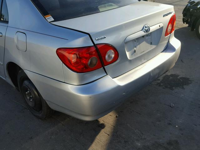 1NXBR30E57Z911693 - 2007 TOYOTA COROLLA CE SILVER photo 9