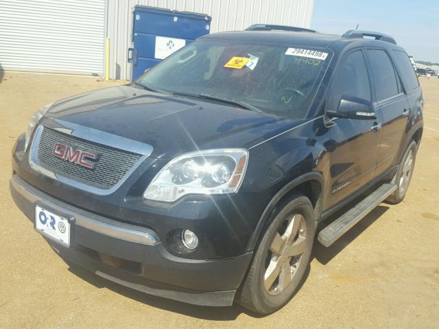 1GKER33778J239402 - 2008 GMC ACADIA SLT BLACK photo 2