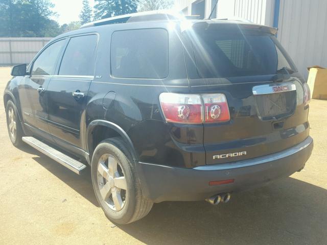 1GKER33778J239402 - 2008 GMC ACADIA SLT შავი ფოტო 3