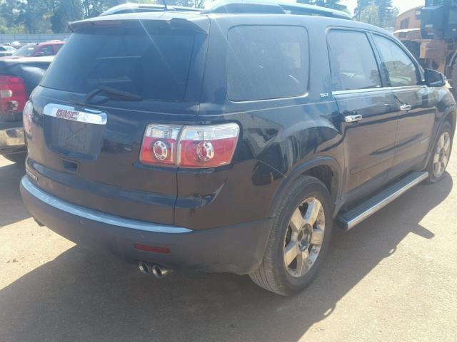 1GKER33778J239402 - 2008 GMC ACADIA SLT შავი ფოტო 4