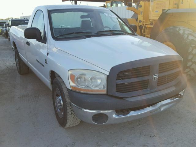 3D6WR26CX6G164786 - 2006 DODGE RAM 2500 S WHITE photo 1