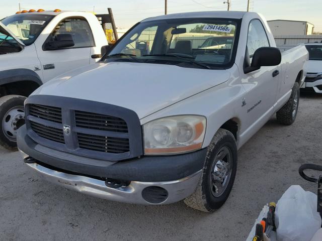 3D6WR26CX6G164786 - 2006 DODGE RAM 2500 S WHITE photo 2