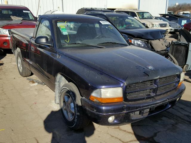 1B7FL26XXXS192494 - 1999 DODGE DAKOTA PURPLE photo 1