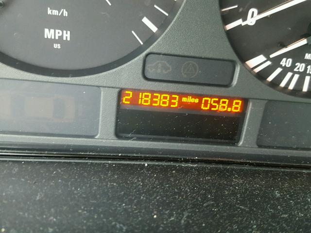 WBADT43421GF59346 - 2001 BMW 525 I AUTO BLACK photo 8