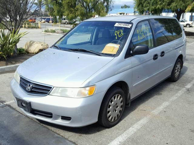 5FNRL18594B062864 - 2004 HONDA ODYSSEY LX SILVER photo 2