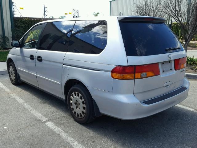 5FNRL18594B062864 - 2004 HONDA ODYSSEY LX SILVER photo 3