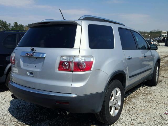 1GKER13D39J146937 - 2009 GMC ACADIA SLE SILVER photo 4