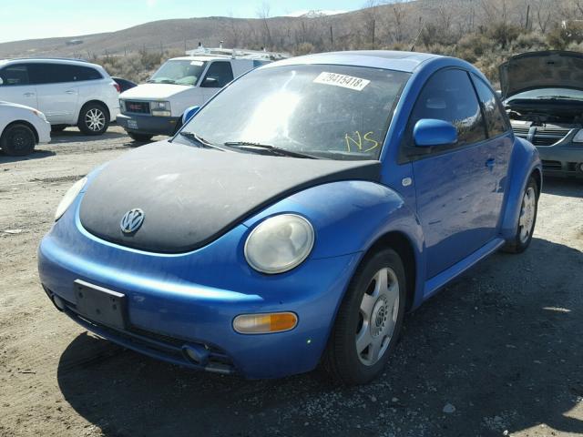 3VWCD21C6XM463660 - 1999 VOLKSWAGEN NEW BEETLE 蓝色 照片 2