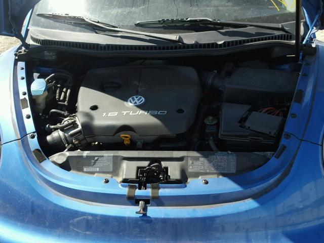 3VWCD21C6XM463660 - 1999 VOLKSWAGEN NEW BEETLE 蓝色 照片 7