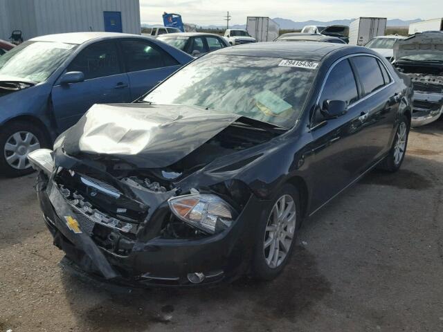 1G1ZE5E09CF284544 - 2012 CHEVROLET MALIBU LTZ BLACK photo 2