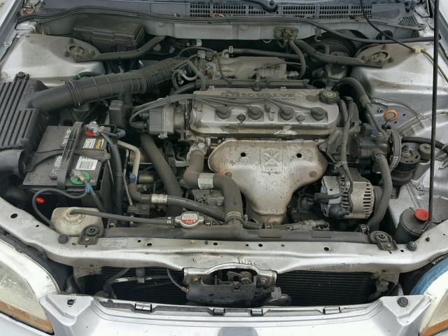 1HGCF86672A161823 - 2002 HONDA ACCORD VAL SILVER photo 7