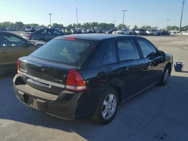 1G1ZT62875F330431 - 2005 CHEVROLET MALIBU MAX 黑色 照片 4