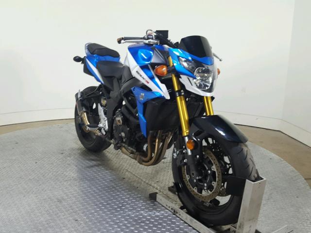 JS1GR7NA2F2101014 - 2015 SUZUKI GSX-S750 BLUE photo 2