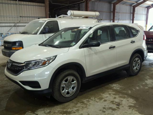 5J6RM3H31GL005741 - 2016 HONDA CR-V LX WHITE photo 2