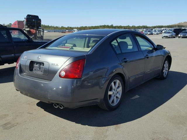 1N4BA41E34C909156 - 2004 NISSAN MAXIMA SE GRAY photo 4