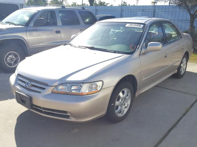 JHMCG65872C002872 - 2002 HONDA ACCORD EX BEIGE photo 2