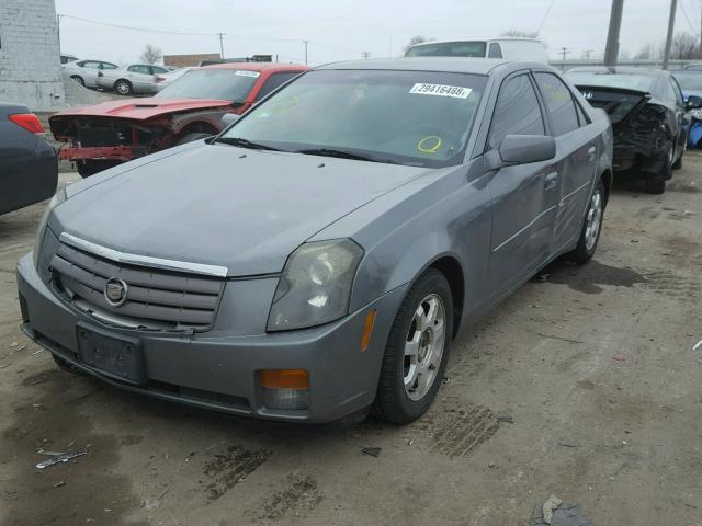 1G6DM577340148903 - 2004 CADILLAC CTS GRAY photo 2