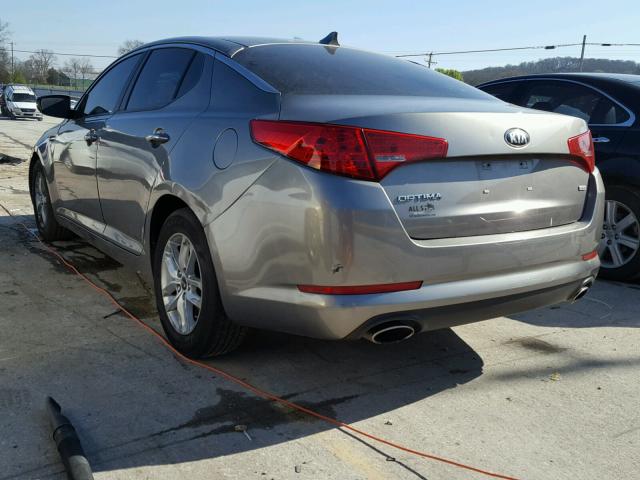 5XXGM4A79DG121264 - 2013 KIA OPTIMA LX SILVER photo 3