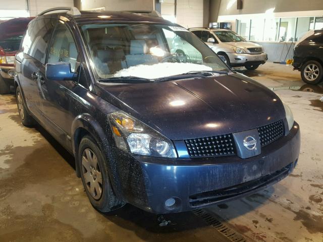 5N1BV28U06N127206 - 2006 NISSAN QUEST S BLUE photo 1