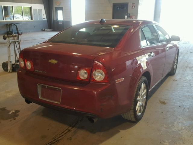 1G1ZG5E70CF374690 - 2012 CHEVROLET MALIBU LTZ RED photo 4