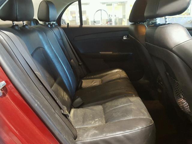 1G1ZG5E70CF374690 - 2012 CHEVROLET MALIBU LTZ RED photo 6