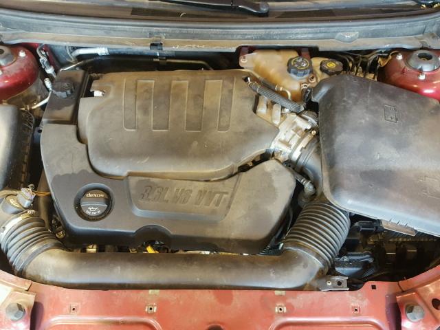 1G1ZG5E70CF374690 - 2012 CHEVROLET MALIBU LTZ RED photo 7